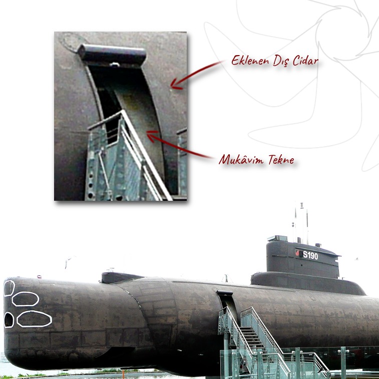 Dönüştürülmüş Tip205/U11 hedef denizaltısı