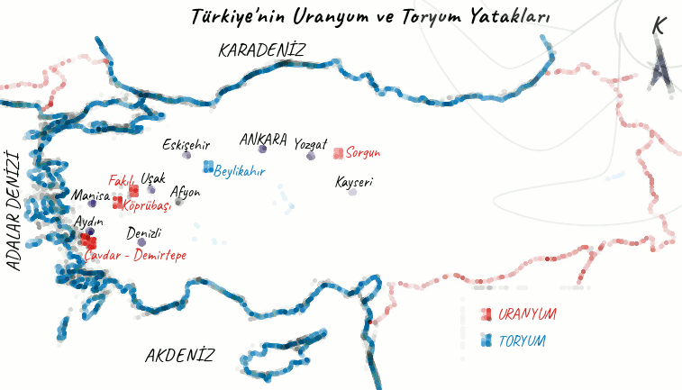 Türkiye'nin Uranyum ve Toryum Yatakları